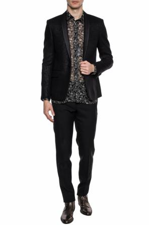 Sheer floral motif shirt, zdjęcie 2 Sheer floral motif shirt od Saint Laurent